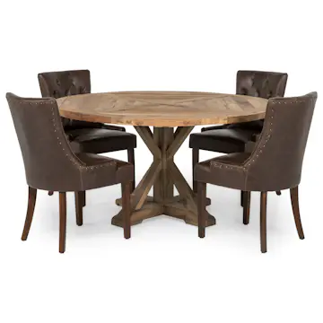 Matgrupp In Living Lyon 150 cm Rund med 4 Tuva Fåtölj