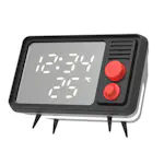 Högtalare Väckarklocka Mobility On Board Med Ljus TV Retro