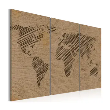 Tavla Arkiio Anteckningar Från World Triptych