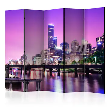 Rumsavdelare Skärmvägg Arkiio Purple Melbourne II 225x172 cm