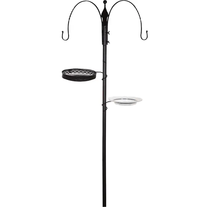 Fågelmatarstation Nelson Garden Svart