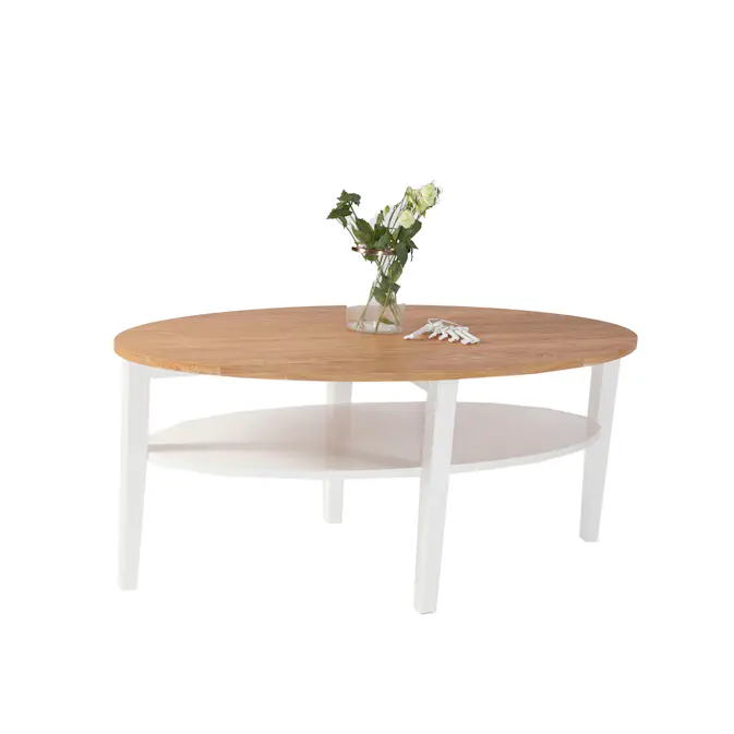 Soffbord Stenexpo Montana Ovalt Vardagsrumsbord i Ek 120cm