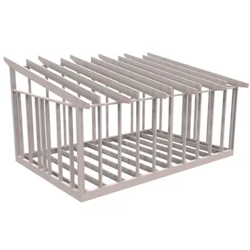 Attefallsstomme Byggstommar 10 grader 6000x3940 mm Lösvirke