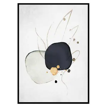 Poster Gallerix Abstract in Layers No1