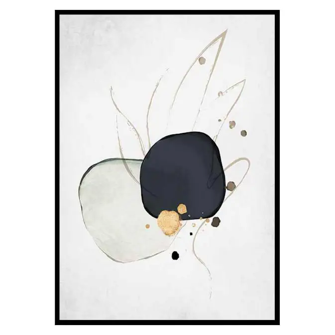 Poster Gallerix Abstract in Layers No1