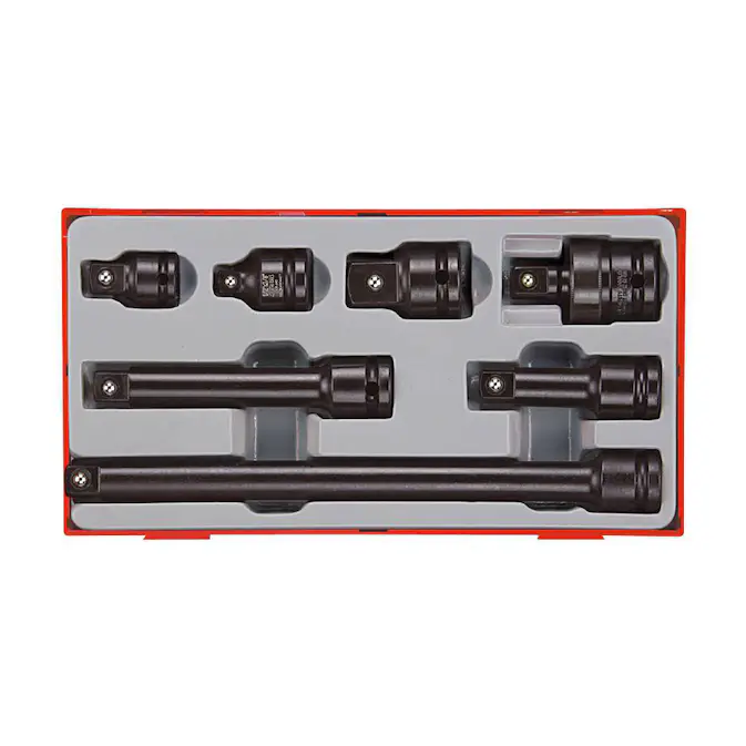 Krafthylsverktygssats 13 delar med 1/2 tum fyrkantsfäste Teng Tools TT9207A