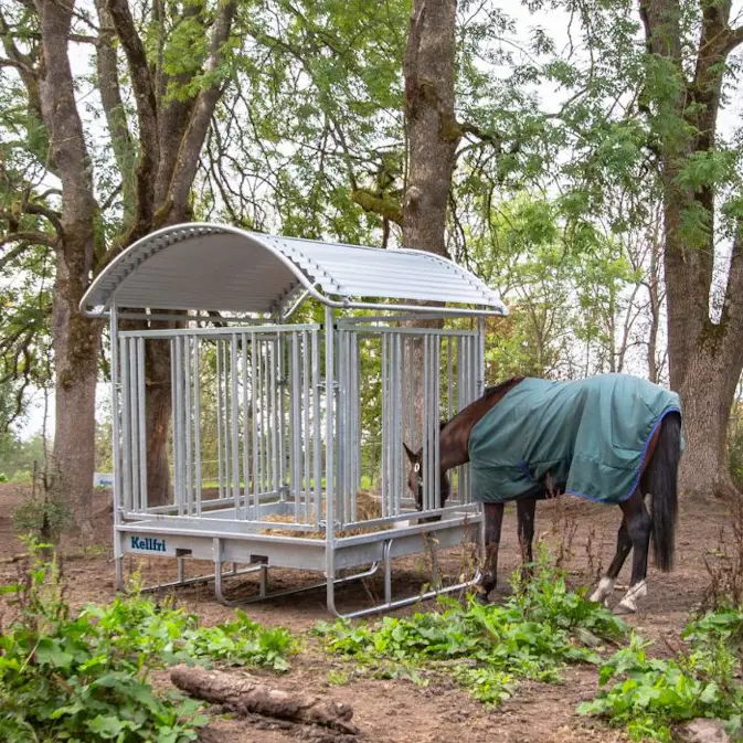Foderhäck för Häst Kellfri 12 Platser med Gallergrind