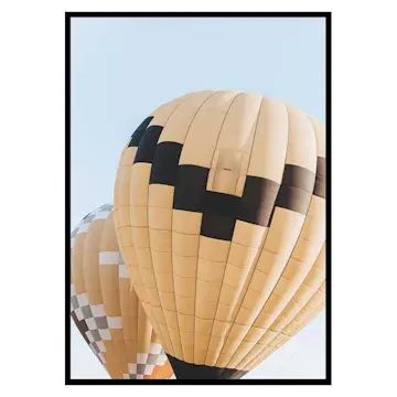 Poster Gallerix Yellow Air Balloons