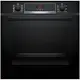 Inbyggnadsugn Bosch HQA534BB3 Serie 4 Svart med Ångfunktion och Avancerad Varmluftsteknik
