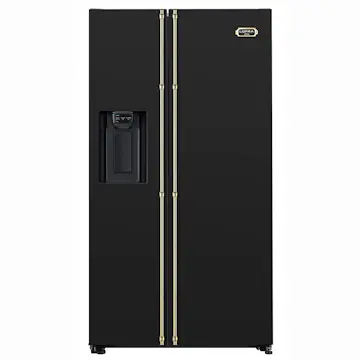 Kylskåp Lofra Dolce Vita Black/Brassed - V4