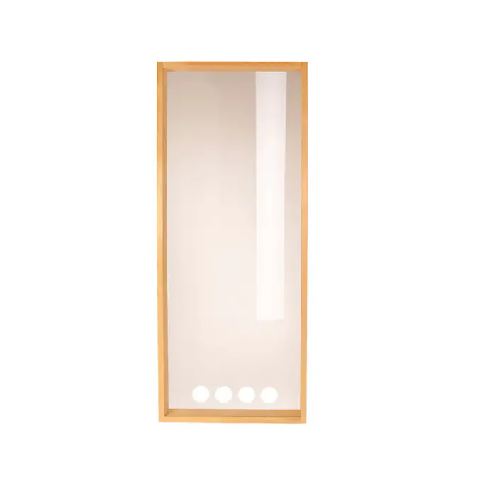 Bastufönster Tylö 6H 506x1866 mm