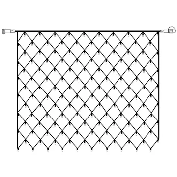 Ljusnät Star Trading Extra System 24 2x2 m 4,5 mA