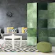 Rumsavdelare Skärmvägg Arkiio Green Puzzle 135x172 cm
