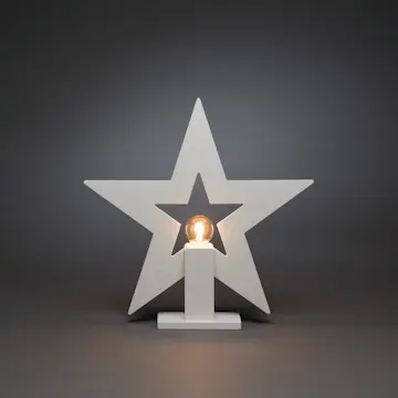 Adventsstjärna Gnosjö Konstsmide Stående Trä E14