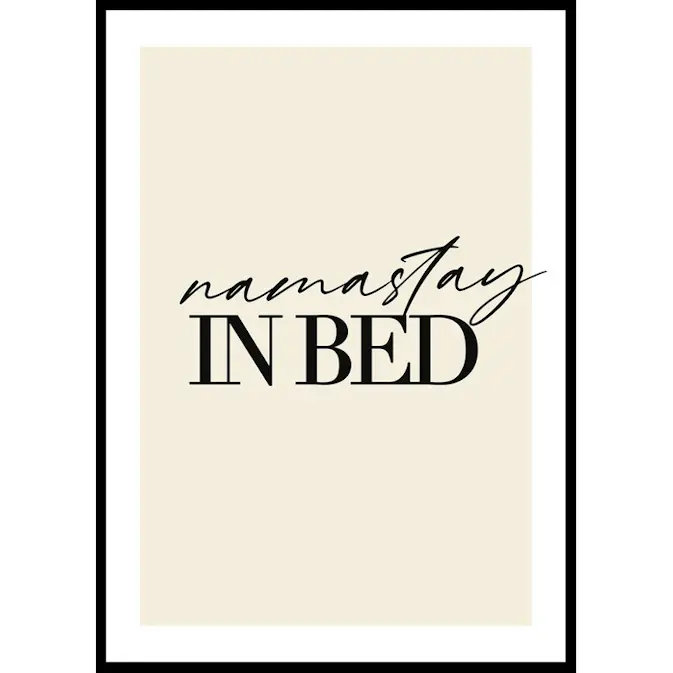 Poster Gallerix Namastay In Bed No3