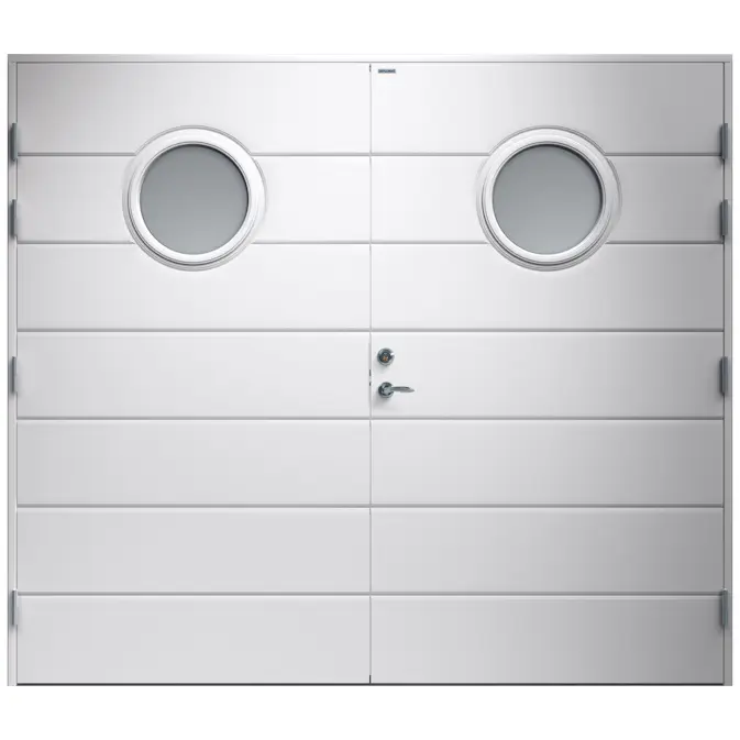 Garagedörr Diplomat Bella Klarglas