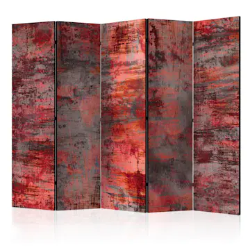 Rumsavdelare Skärmvägg Arkiio Red Metal II 225x172 cm