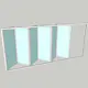 Vikparti Allvy Sunroom s75 3-Glas 6-Delad
