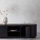 Mediamöbel Vind Fjällbacka Svart TV-Bänk/Sidobord MDF