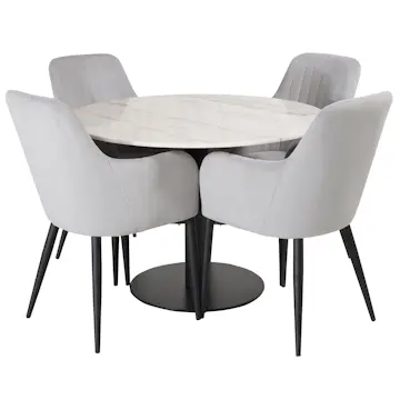 Matgrupp Venture Home Estelle med 4 Corina Stolar ManchEstelle