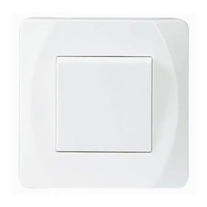 Strömbrytare Malmbergs Nova Infälld Kors Vit 1896007