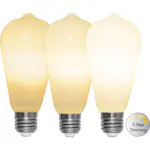 LED-lampa Star Trading Opaque Filament RA90 3-step E27 ST64