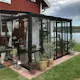 Uterum Metalcraft 10,7m² Säkerhetsglas Svart