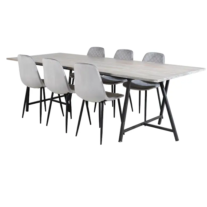 Matgrupp Venture Home Jenni med 6 Phoi Stolar