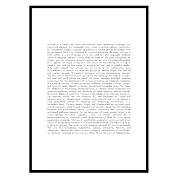 Poster Gallerix The Written Word