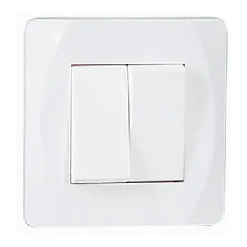 Strömbrytare Malmbergs Nova Infälld Kron Vit