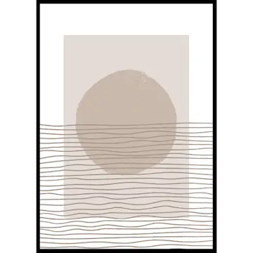 Poster Gallerix Abstract Lined No3