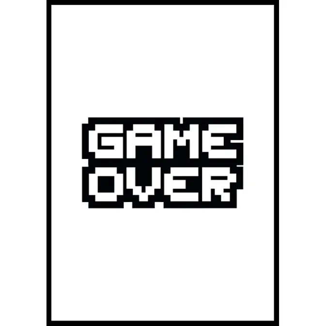 Poster Gallerix Game Over