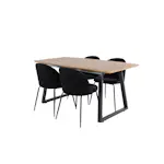 Matgrupp Venture Home Ina med 4 Wrigley Stolar Sammet