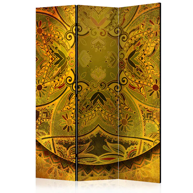 Rumsavdelare Skärmvägg Arkiio Mandala: Golden Power 135x172 cm