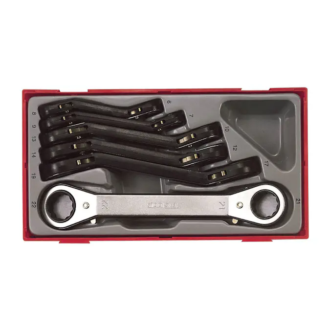 Ringspärrnyckelsats 6 delar Teng Tools TTRORS