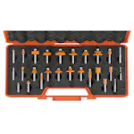 Frässet CMT Orange Tools 26 delar K8