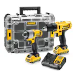 Verktygspaket DeWalt DCK211D2T Borrmaskin & Slagskruvdragare 10 8V 2 Ah
