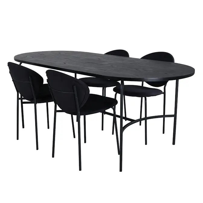 Matgrupp Venture Home San Francisco med 4 Valor Stolar