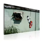 Tavla Arkiio Boy On A Swing Banksy 60x40