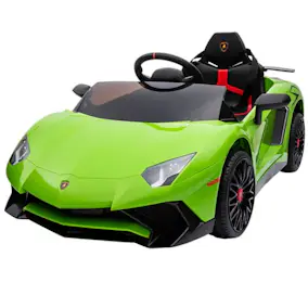 Elbil Nordic Play Lamborghini Aventador 12 V Limegrön Speed