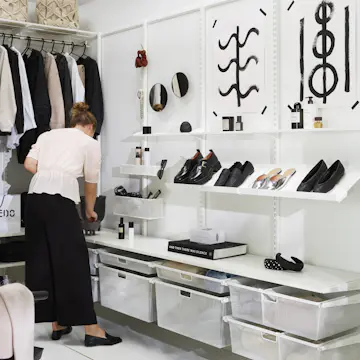 Konsoltäcklist Elfa 30 Vit