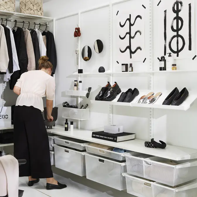 Konsoltäcklist Elfa 30 Vit