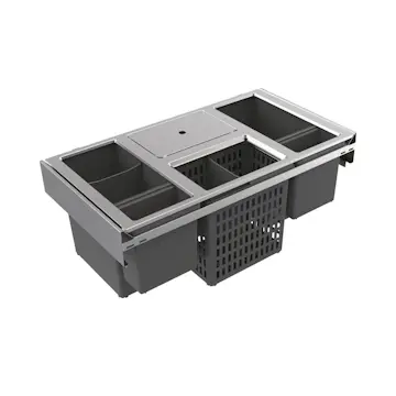 Källsorteringskärhållare Beslag Design Hide 800 Hero