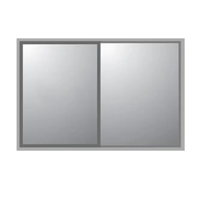 Kombiparti Dörrar Novoroom Exklusiv 1 Skjutbar & 1 Fast