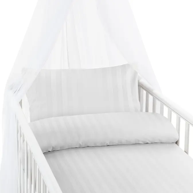 Påslakanset Spjälsäng Borganäs of Sweden Satin
