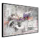 Poster Artgeist Affisch Floral Bike