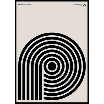 Poster Gallerix Abstract Elements No3