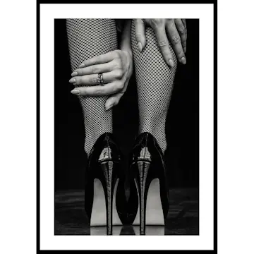 Poster Gallerix High Heels Fishnet Stockings