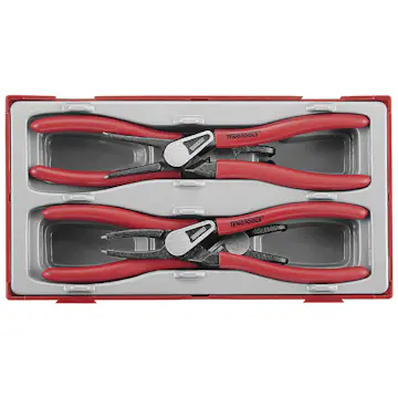 Spårringstång för in- och utvändiga spårringar 4 delar Teng Tools TT474-7E