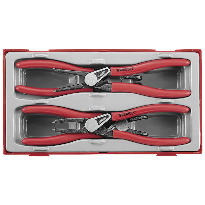 Spårringstång för in- och utvändiga spårringar 4 delar Teng Tools TT474-7E